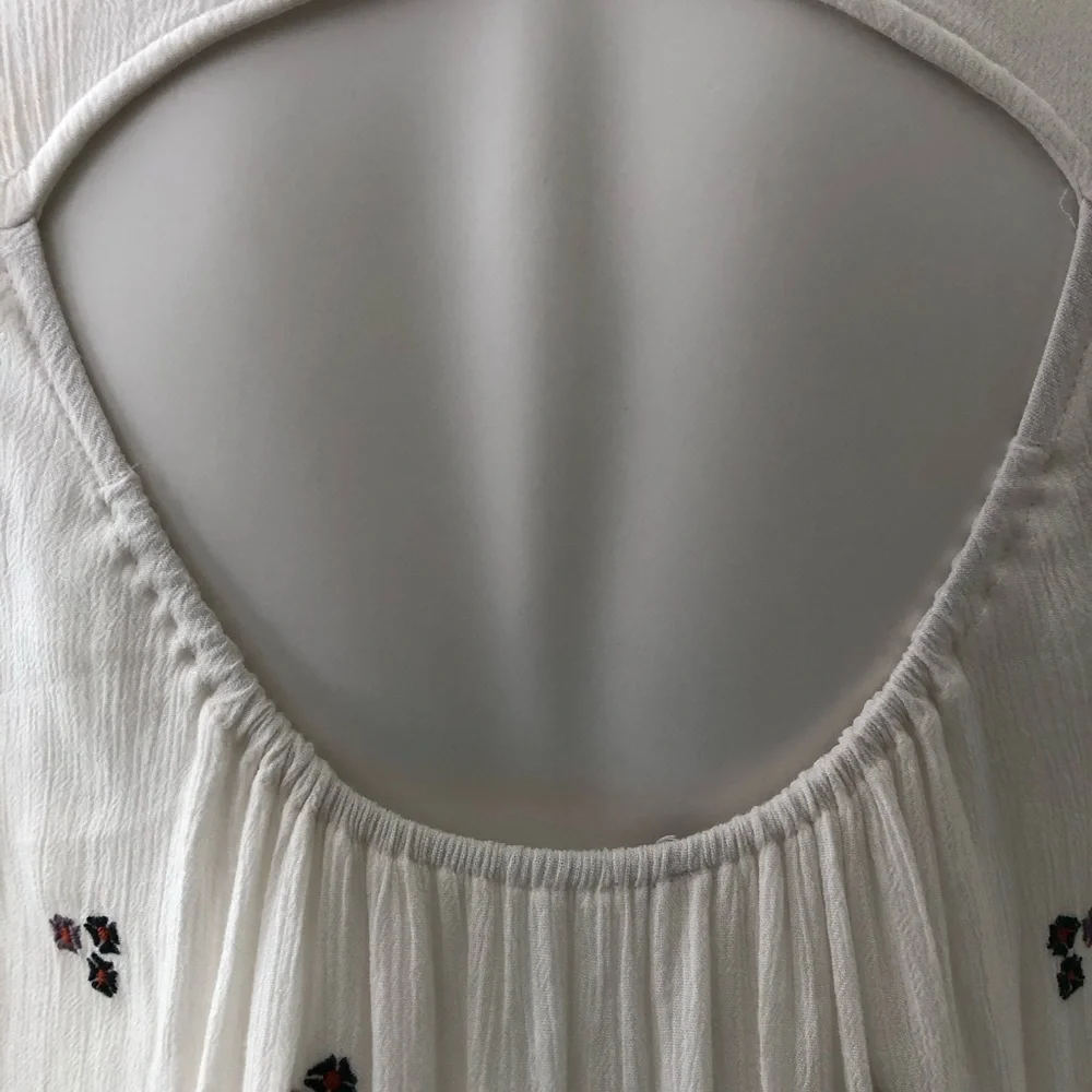 Free People Oxford Embroidered Mini Dress Size XS
